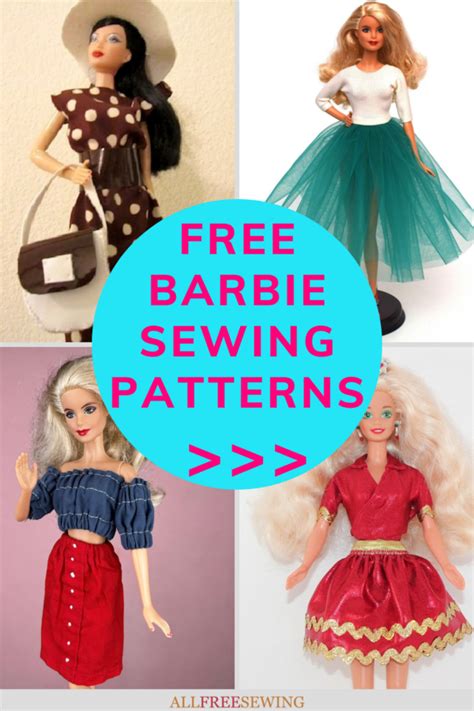 Free Printable Barbie Clothes Sewing Patterns