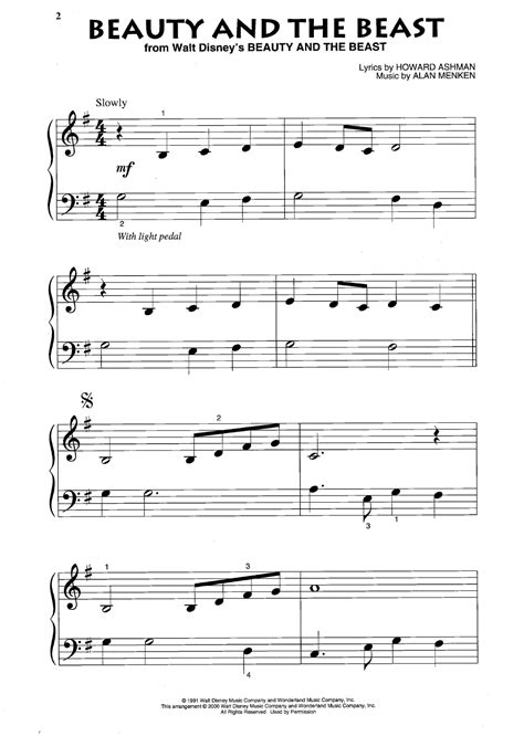 Free Printable Beginner Piano Sheet Music