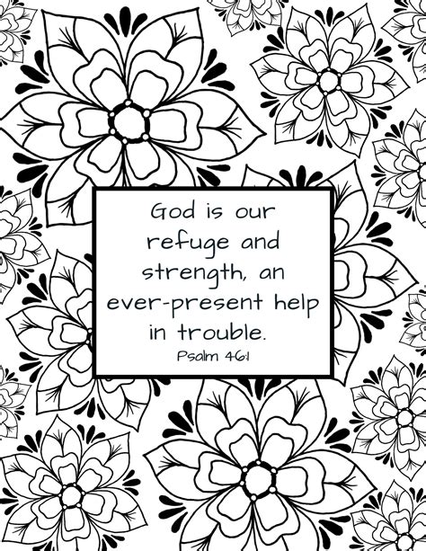 Free Printable Bible Coloring Pages With Scriptures