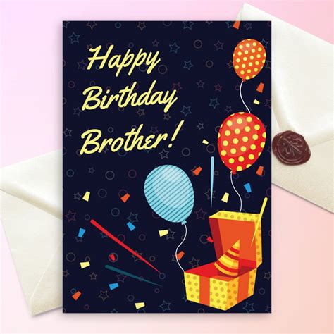 Free Printable Birthday Cards For Brother