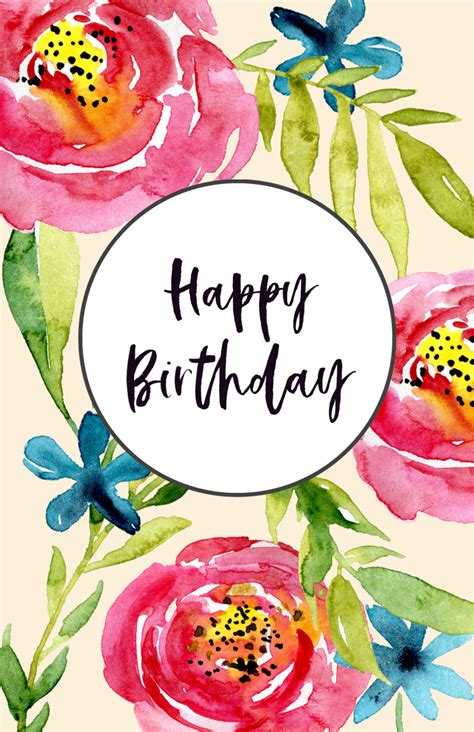 Free Printable Birthday Cards For Her
