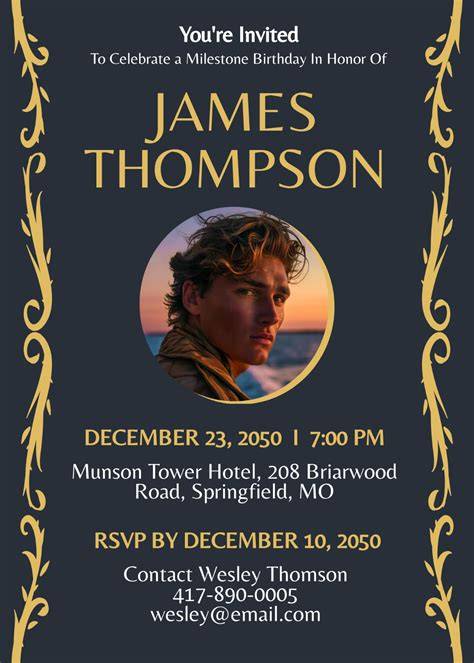 Free Printable Birthday Invitations For An Adult Male