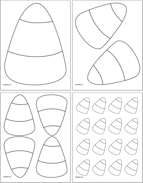Free Printable Candy Corn Template