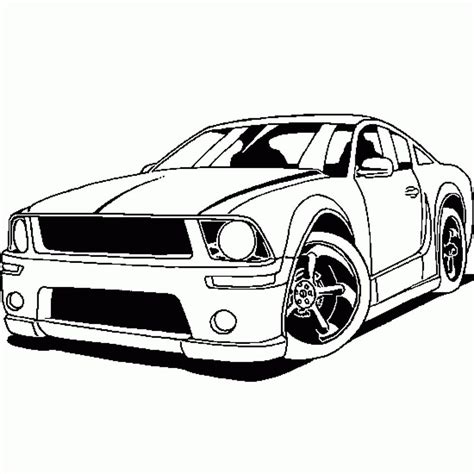 Free Printable Car Coloring Pages