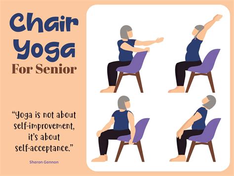 Free Printable Chair Yoga For Seniors