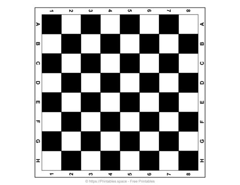 Free Printable Chess Boards To Write On With Pencil