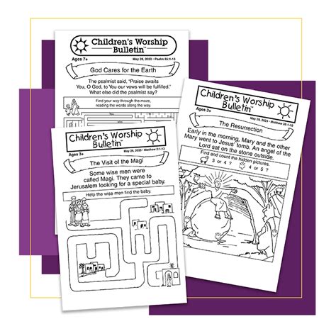 Free Printable Childrens Church Curriculum