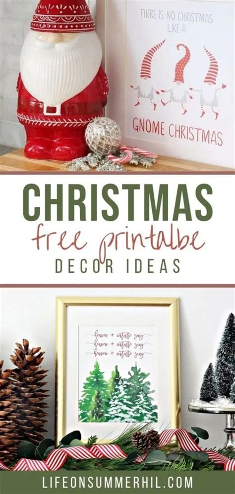 Free Printable Christmas Decor Printable