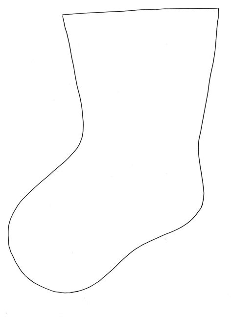 Free Printable Christmas Stocking Template