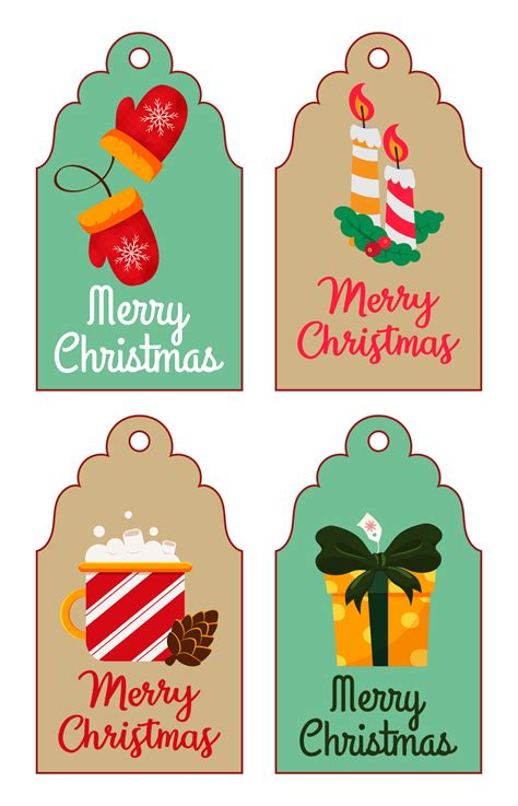 Free Printable Christmas Tags Templates