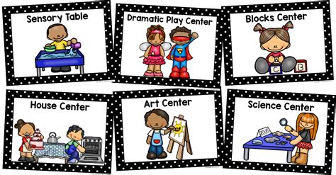 Free Printable Classroom Center Signs