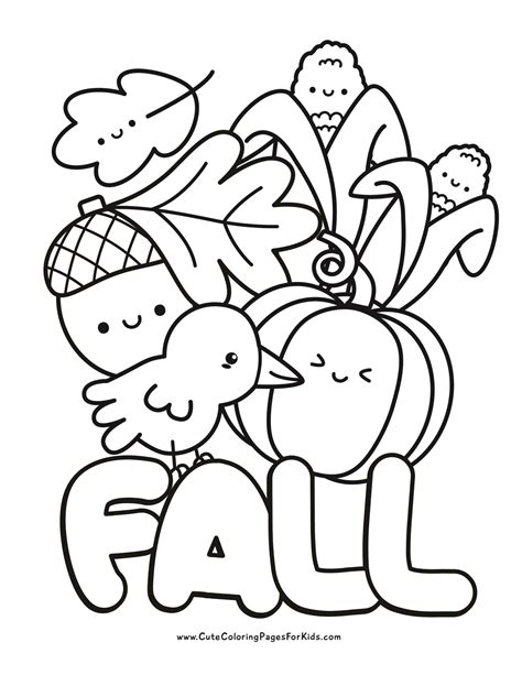 Free Printable Coloring Pages Fall