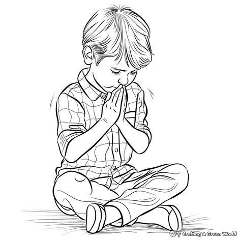 Free Printable Coloring Pages Of A Praying Man