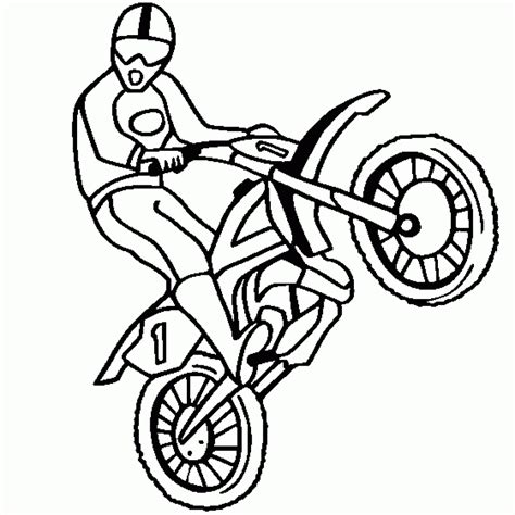 Free Printable Coloring Pages Of Dirt Bikes