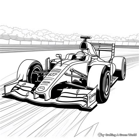 Free Printable Coloring Pages Race Cars