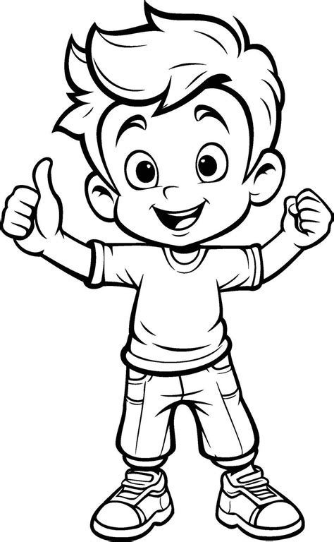 Free Printable Coloring Sheets Boy And Coat And Ball