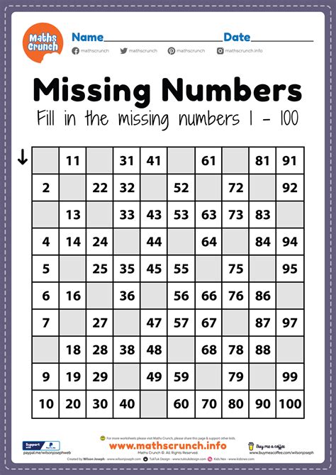 Free Printable Counting Worksheets