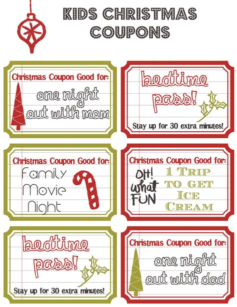 Free Printable Coupons For Christmas