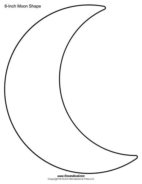 Free Printable Crescent Moon And Star Template