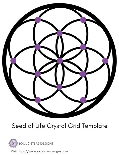 Free Printable Crystal Grid Templates