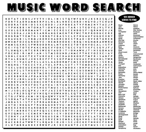 Free Printable Difficult Large Print Word Search Printable