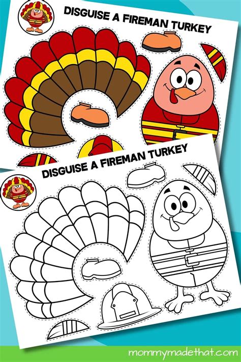 Free Printable Disguise Tom The Turkey Printable
