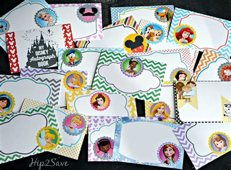 Free Printable Disney Autograph Pages