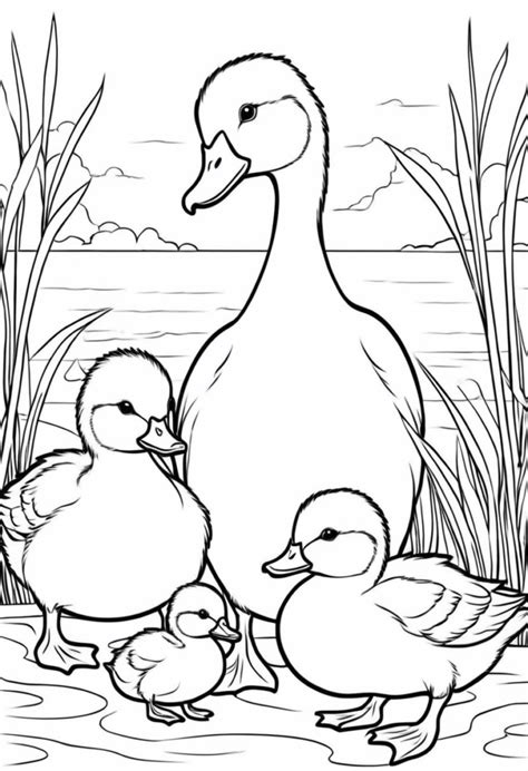 Free Printable Duck Coloring Pages