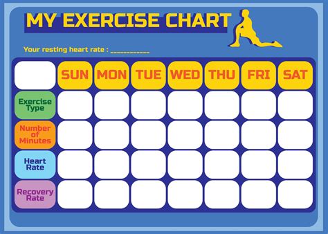 Free Printable Exercise Chart