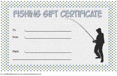 Free Printable Fishing Gift Certificate Template