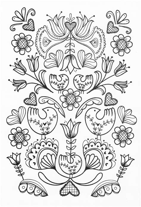 Free Printable Folk Art Patterns