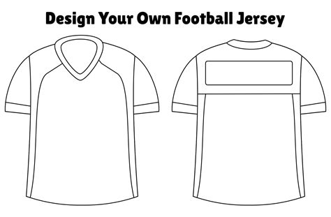 Free Printable Football Jersey Template