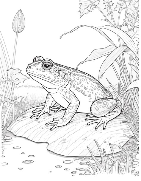 Free Printable Frog Coloring Pages For Adults