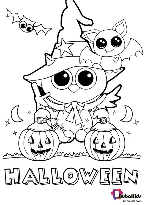 Free Printable Halloween Color Sheets