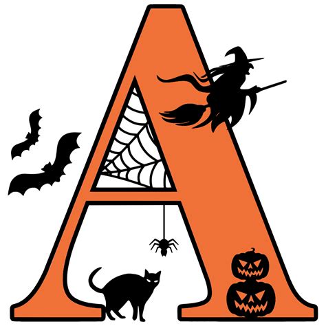 Free Printable Halloween Letters Printable
