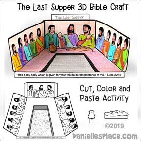 Free Printable Last Supper Craft