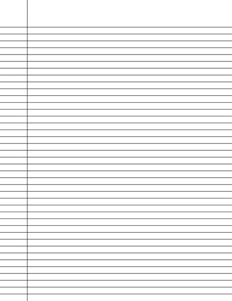 Free Printable Lined Pages