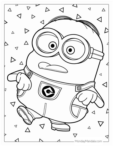 Free Printable Minion Coloring Pages