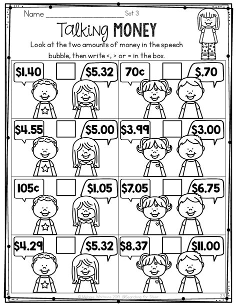 Free Printable Money Math Games For 2nd Grade