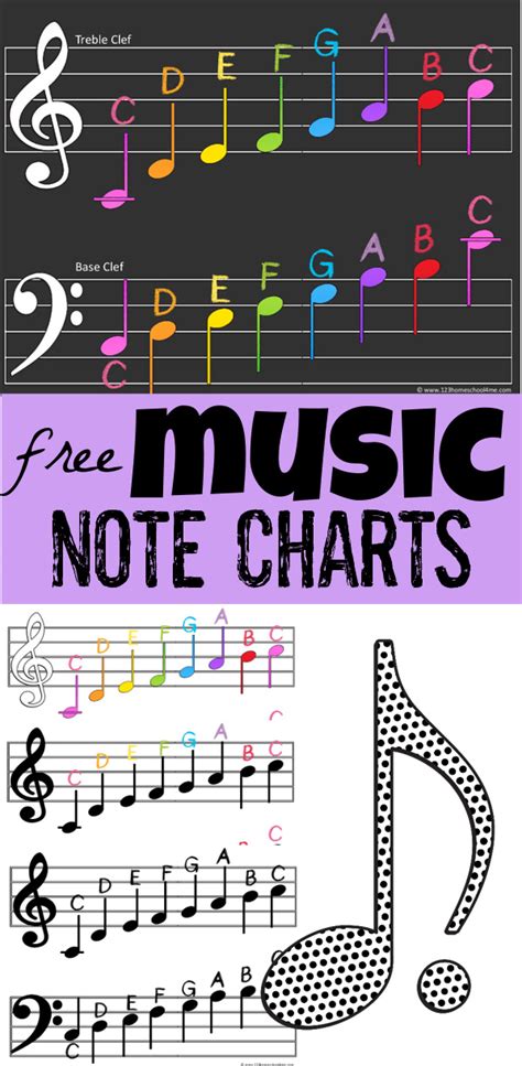 Free Printable Music Notes