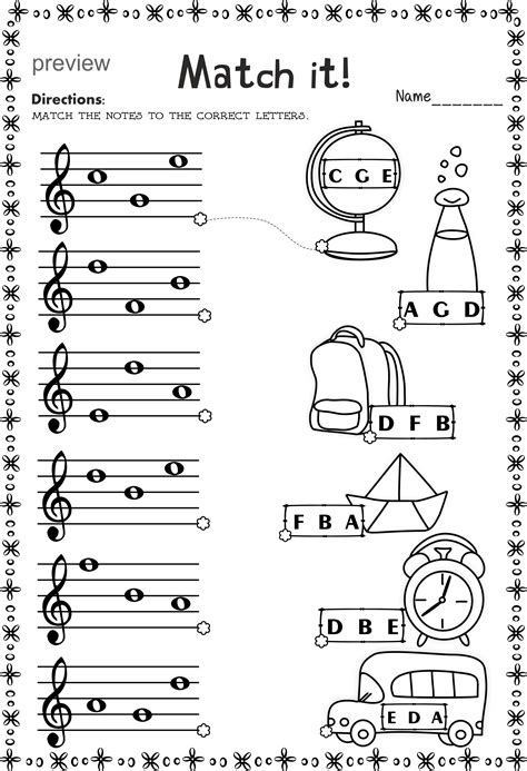 Free Printable Music Worksheets