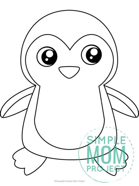 Free Printable Penguin Template