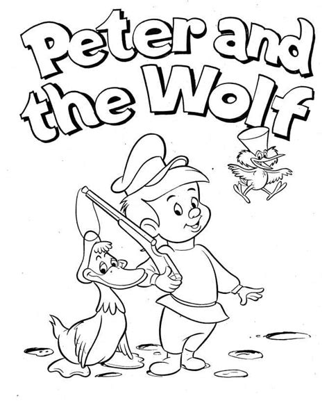 Free Printable Peter And The Wolf Coloring Pages