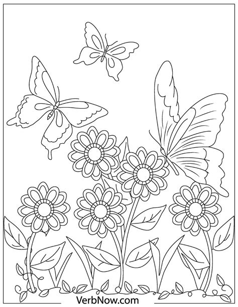 Free Printable Pictures Of Flowers And Butterflies