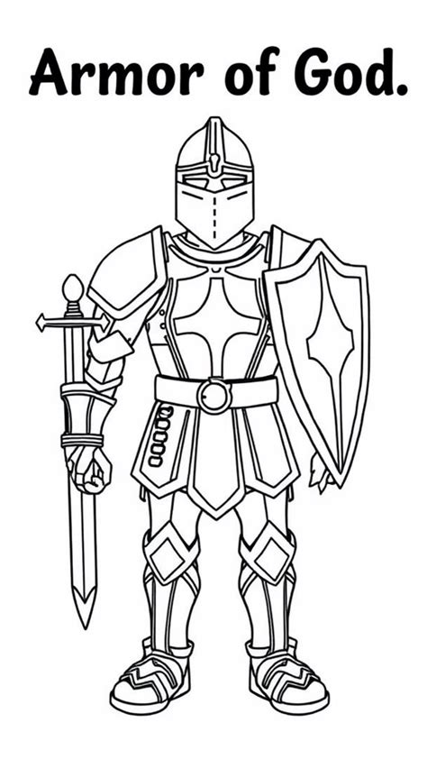 Free Printable Pictures Of The Armor Of God