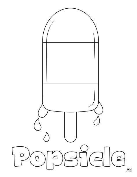 Free Printable Popsicle Coloring Pages