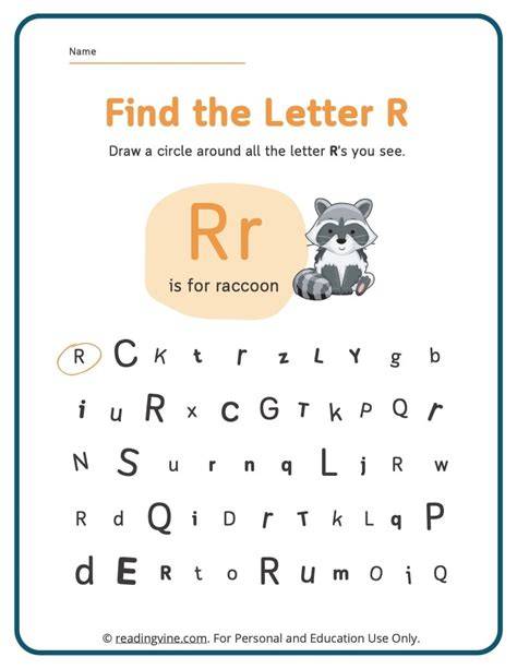 Free Printable Preschool Worksheets For The Letter R