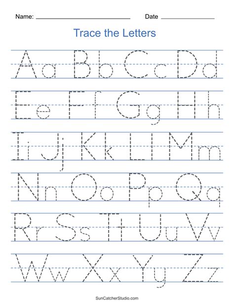 Free Printable Preschool Worksheets Tracing Letters