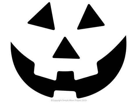 Free Printable Pumpkin Face Templates