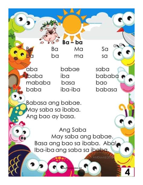 Free Printable Reading Materials For Grade 1 Filipino